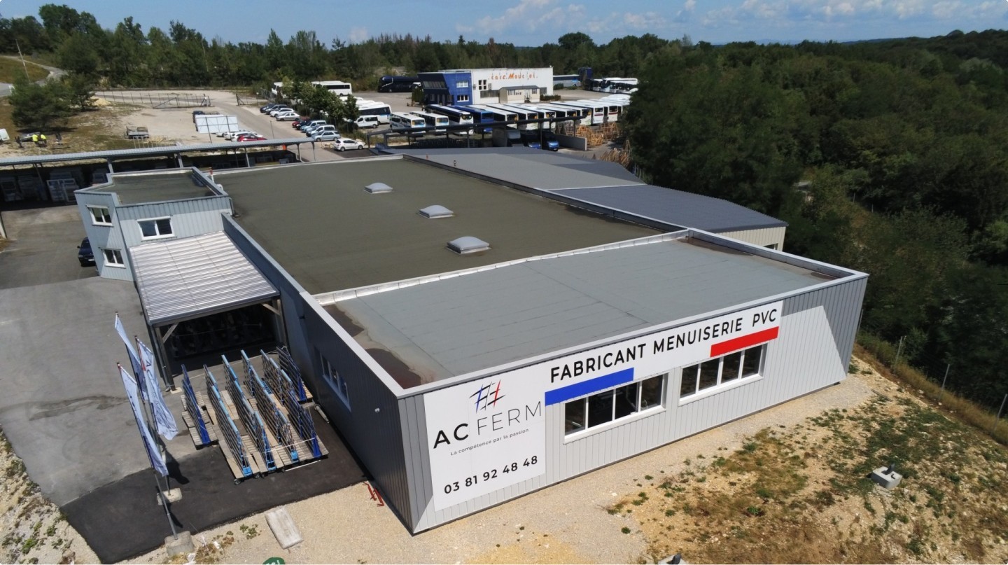 Notre usine en vue aérienne